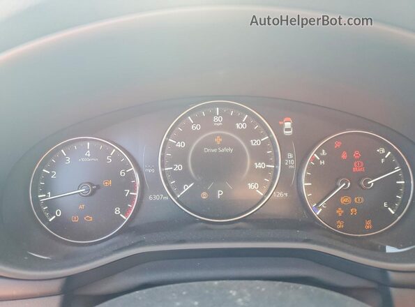 3MZBPABM2RM436642 2024 MAZDA 3 Синий Вид щитка приборов