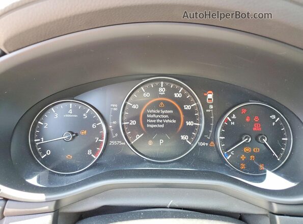 3MZBPABM3SM465010 2025 MAZDA 3 Blue ხელსაწყოთა პანელის ხედი
