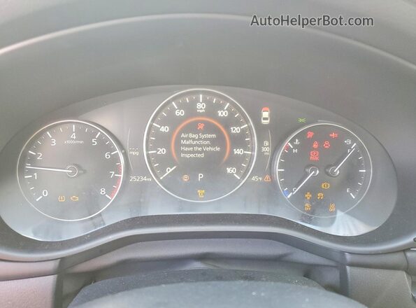 3MZBPABM4RM423701 2024 MAZDA 3 Silver Widok zestawu wskaźników