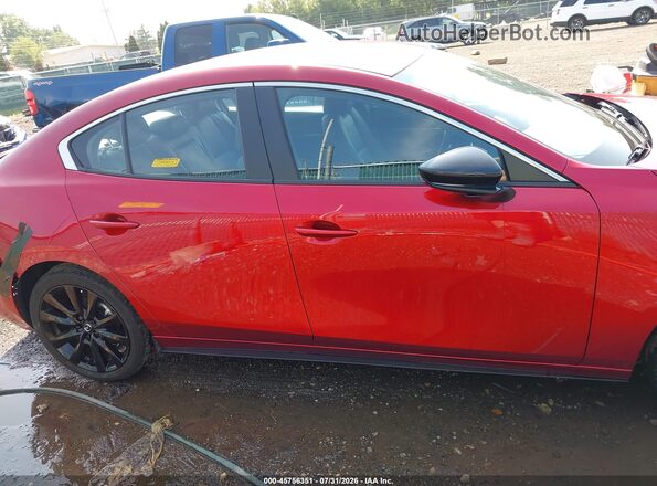 3MZBPABM5SM464635 2025 MAZDA 3 Red Vista interior trasera