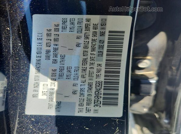 3MZBPABM8RM408988 2024 MAZDA 3 Blue Vista del compartimento del motor