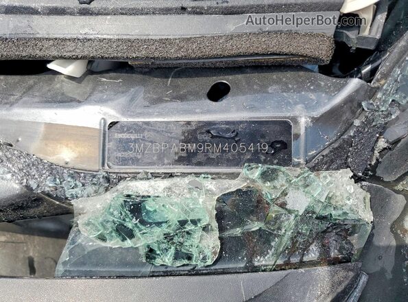 3MZBPABM9RM405419 2024 MAZDA 3 Gray ძრავის განყოფილების ხედი