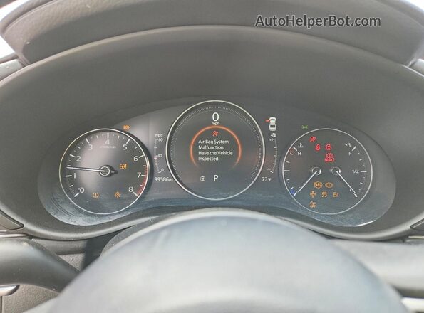 3MZBPACL1LM115608 2020 MAZDA 3 Silver Widok zestawu wskaźników