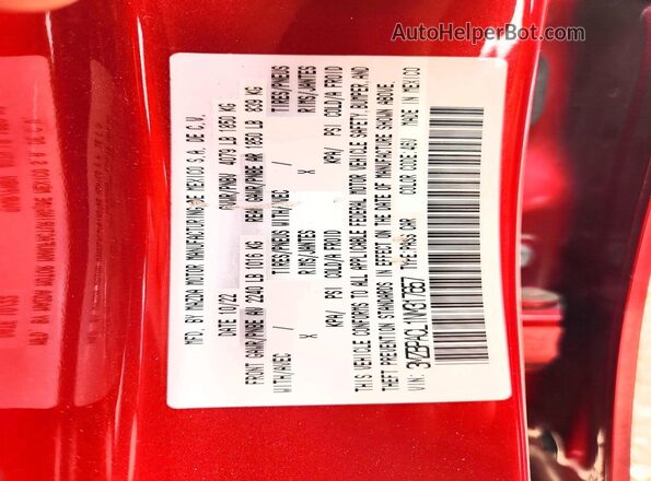 3MZBPACL1NM317657 2022 MAZDA 3 Burgundy Շարժիչի բաժամունքի տեսք