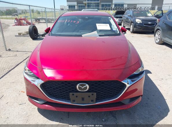3MZBPACL5LM132685 2020 MAZDA 3 Burgundy Vista del cuadro de instrumentos