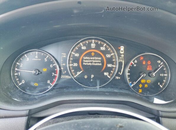 3MZBPACL5MM214806 2021 MAZDA 3 Черный Вид щитка приборов