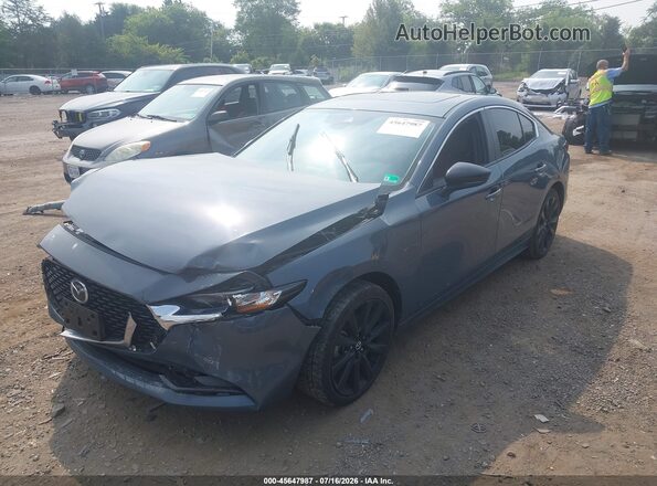 3MZBPACL7NM309868 2022 MAZDA 3 Blue წინა მარცხენა ხედი სამი მეოთხედიდან