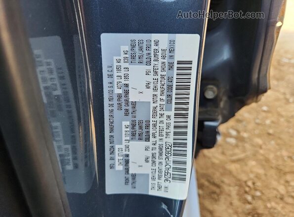 3MZBPACM1PM380527 2023 MAZDA 3 Gray ძრავის განყოფილების ხედი