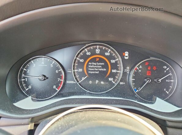 3MZBPACM1PM380527 2023 MAZDA 3 Gray ხელსაწყოთა პანელის ხედი