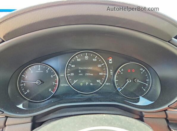 3MZBPACM1SM471158 2025 MAZDA 3 Red Вид щитка приладів