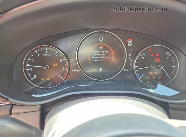3MZBPACM1SM477378 2025 MAZDA 3 Gray Vista del cuadro de instrumentos