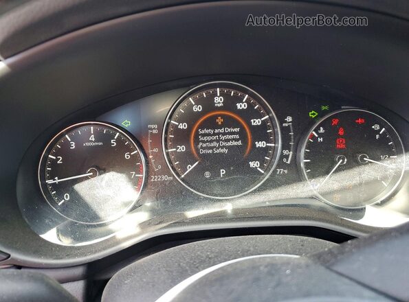 3MZBPACM4PM375368 2023 MAZDA 3 Charcoal Սարքավորումների վահանակի տեսք