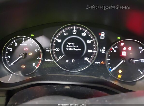 3MZBPACM5PM381261 2023 MAZDA 3 White Widok tylnych siedzeń