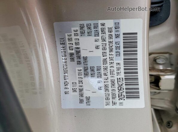 3MZBPACM5RM407635 2024 MAZDA 3 Cream Вид підкапотного простору