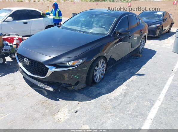 3MZBPACMXPM380283 2023 MAZDA 3 Black წინა მარცხენა ხედი სამი მეოთხედიდან