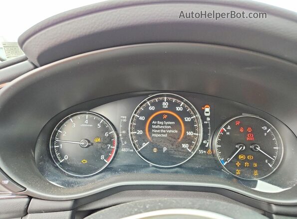 3MZBPACMXSM479808 2025 MAZDA 3 Blue Սարքավորումների վահանակի տեսք