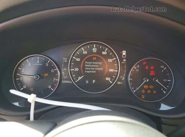 3MZBPADL3KM108186 2019 MAZDA 3 Silver Սարքավորումների վահանակի տեսք