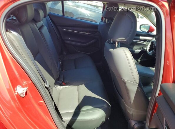 3MZBPADL3KM110178 2019 MAZDA 3 Burgundy Rear seats view