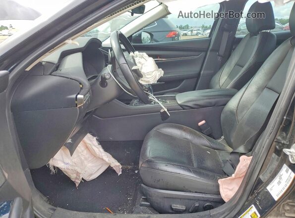 3MZBPAEM2KM104427 2019 MAZDA 3 Black Widok wnętrza z przodu