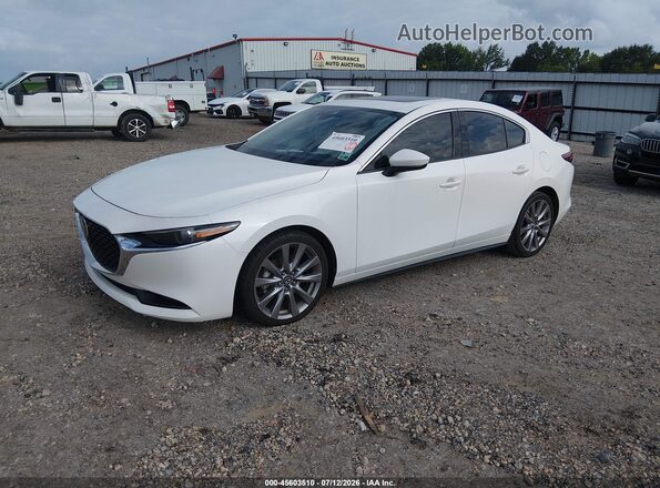3MZBPAEMXKM101257 2019 MAZDA 3 White წინა მარცხენა ხედი სამი მეოთხედიდან