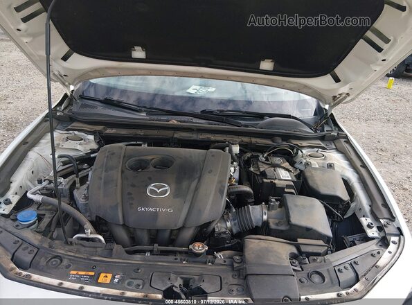 3MZBPAEMXKM101257 2019 MAZDA 3 White უკანა ხედი