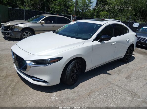 3MZBPBAY9MM214506 2021 MAZDA 3 White Vista tres cuartos delantera izquierda