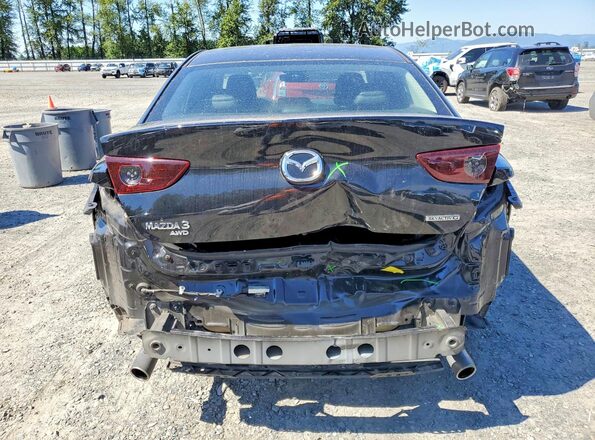 3MZBPBBL1MM214762 2021 MAZDA 3 Black Вид ззаду