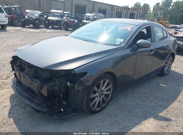 3MZBPBBL9MM250554 2021 MAZDA 3 Gray Vista tres cuartos delantera izquierda
