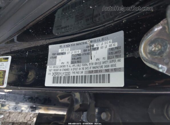 3MZBPBCM1LM132293 2020 MAZDA 3 Черный Вид подкапотного пространства