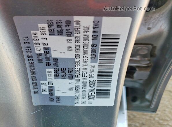3MZBPBCM4LM126312 2020 MAZDA 3 Silver Vista del compartimento del motor