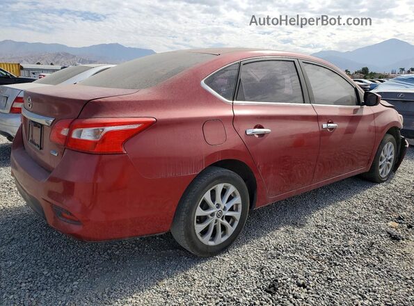 3N1AB7AD4HL603110 2017 NISSAN SENTRA Red Tył prawy