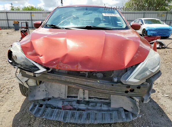 3N1AB7AP0GL645511 2016 NISSAN SENTRA Maroon Front view