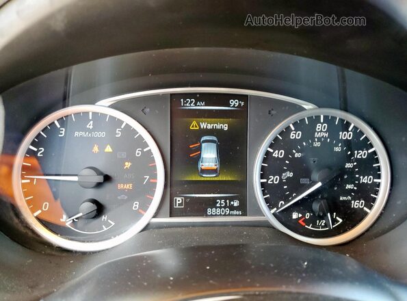 3N1AB7AP0GL645511 2016 NISSAN SENTRA Maroon Instrument cluster view