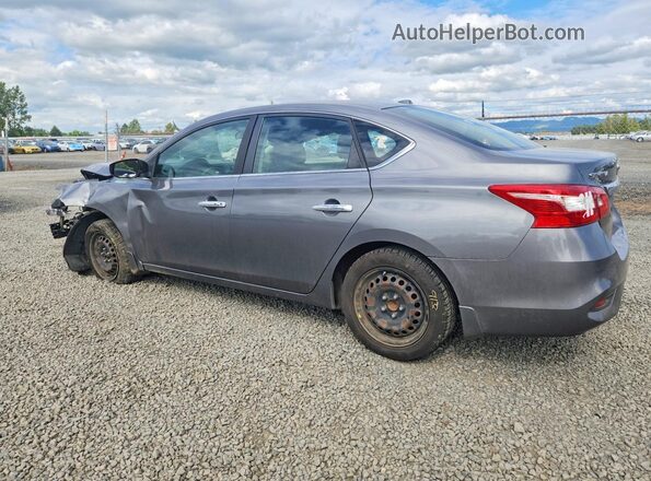 3N1AB7AP0GL652216 2016 NISSAN SENTRA Gray Trasero izquierdo