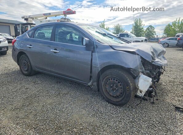 3N1AB7AP0GL652216 2016 NISSAN SENTRA Gray Delantero derecho