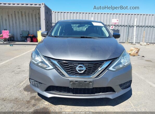 3N1AB7AP0GL652894 2016 NISSAN SENTRA Gray Vista del cuadro de instrumentos