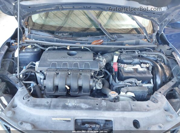 3N1AB7AP0GL653415 2016 NISSAN SENTRA Dark Blue Rear view