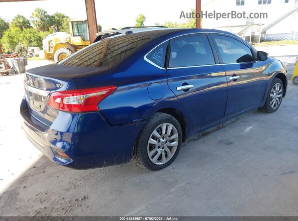 3N1AB7AP0GL653415 2016 NISSAN SENTRA Dark Blue Rear right