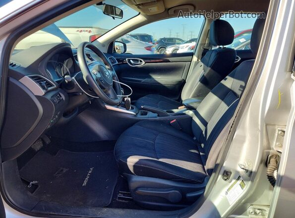 3N1AB7AP0GL670246 2016 NISSAN SENTRA Silver Widok wnętrza z przodu