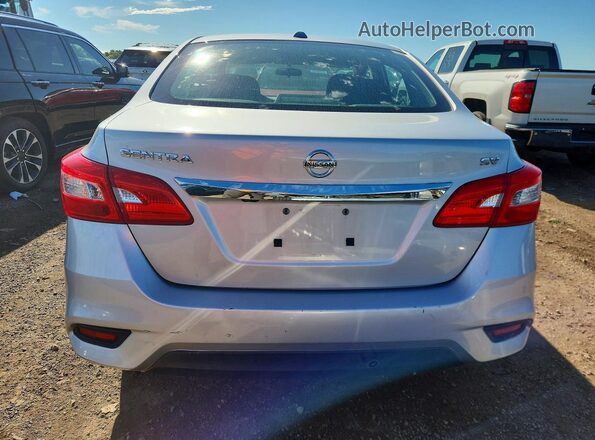 3N1AB7AP0GL670246 2016 NISSAN SENTRA Silver Widok z tyłu