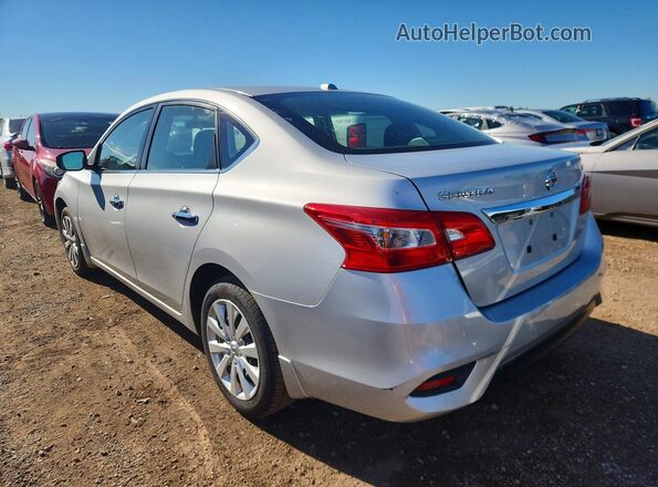 3N1AB7AP0GL670246 2016 NISSAN SENTRA Silver Tył lewy