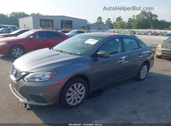 3N1AB7AP0GL674765 2016 NISSAN SENTRA Gray Передня ліва чверть