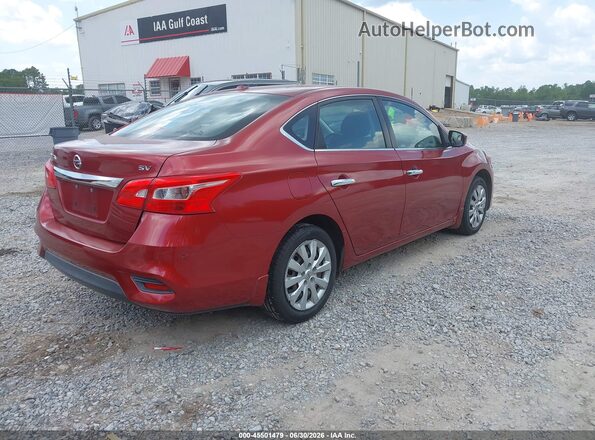 3N1AB7AP0GL676659 2016 NISSAN SENTRA Red Հետևի աջ