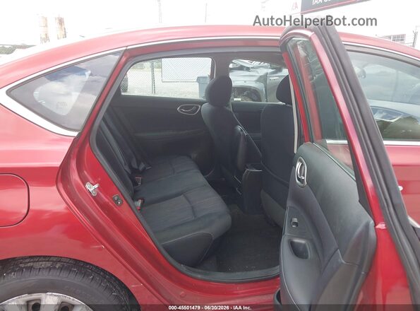 3N1AB7AP0GL676659 2016 NISSAN SENTRA Red VIN կոդի պիտակի տեսք