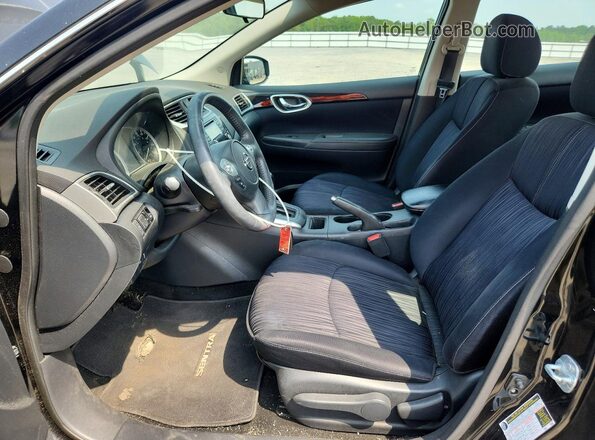 3N1AB7AP0GL676886 2016 NISSAN SENTRA Black Սալոնի դիմացի տեսք