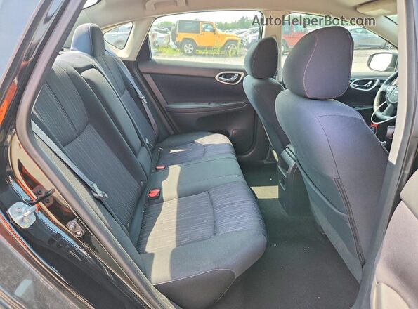 3N1AB7AP0GL676886 2016 NISSAN SENTRA Black Հետևի նստատեղերի տեսք