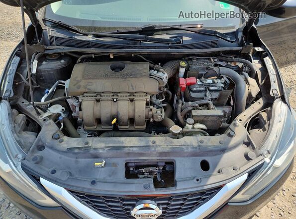 3N1AB7AP0GL676886 2016 NISSAN SENTRA Black Սալոնի հետևի տեսք