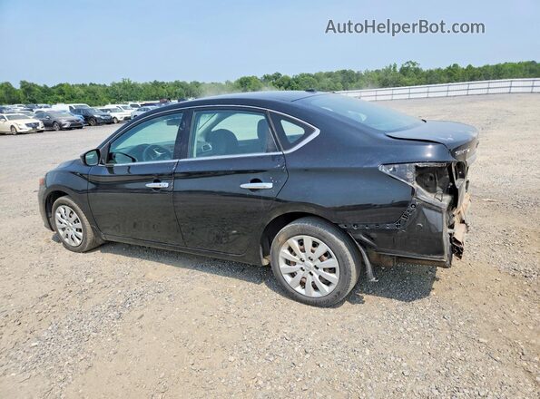 3N1AB7AP0GL676886 2016 NISSAN SENTRA Black Հետևի ձախ