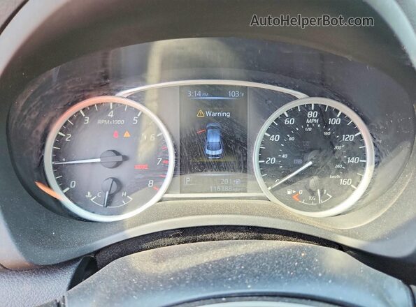 3N1AB7AP0GL676886 2016 NISSAN SENTRA Black Սարքավորումների վահանակի տեսք