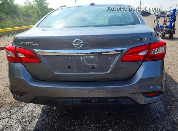 3N1AB7AP0GL677987 2016 NISSAN SENTRA Gray Widok z tyłu